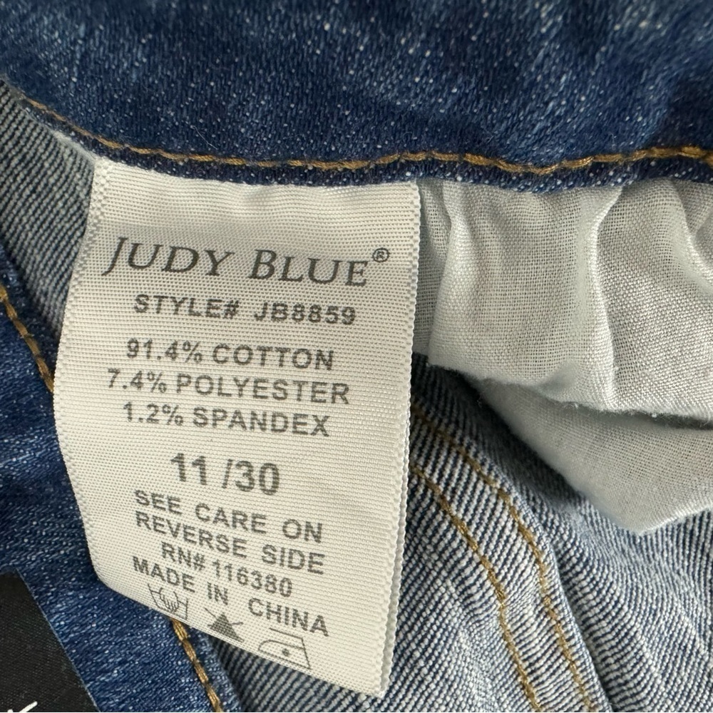 Judy Blue High Rise Skinny Jean Denim Medium Wash 11 30 - Picture 9 of 10